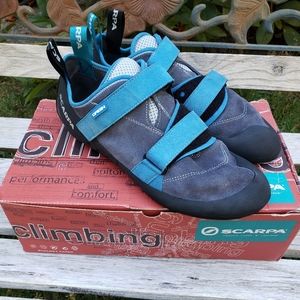 Scarpa Origin Mens Climbing Shoes 12 Iron Gray